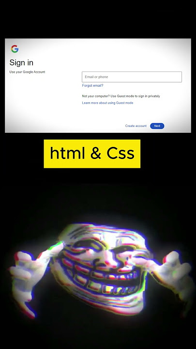 How to make Google Login Page  html,css #coding #htmlprogramming #htmlacademy #html #webprogramming