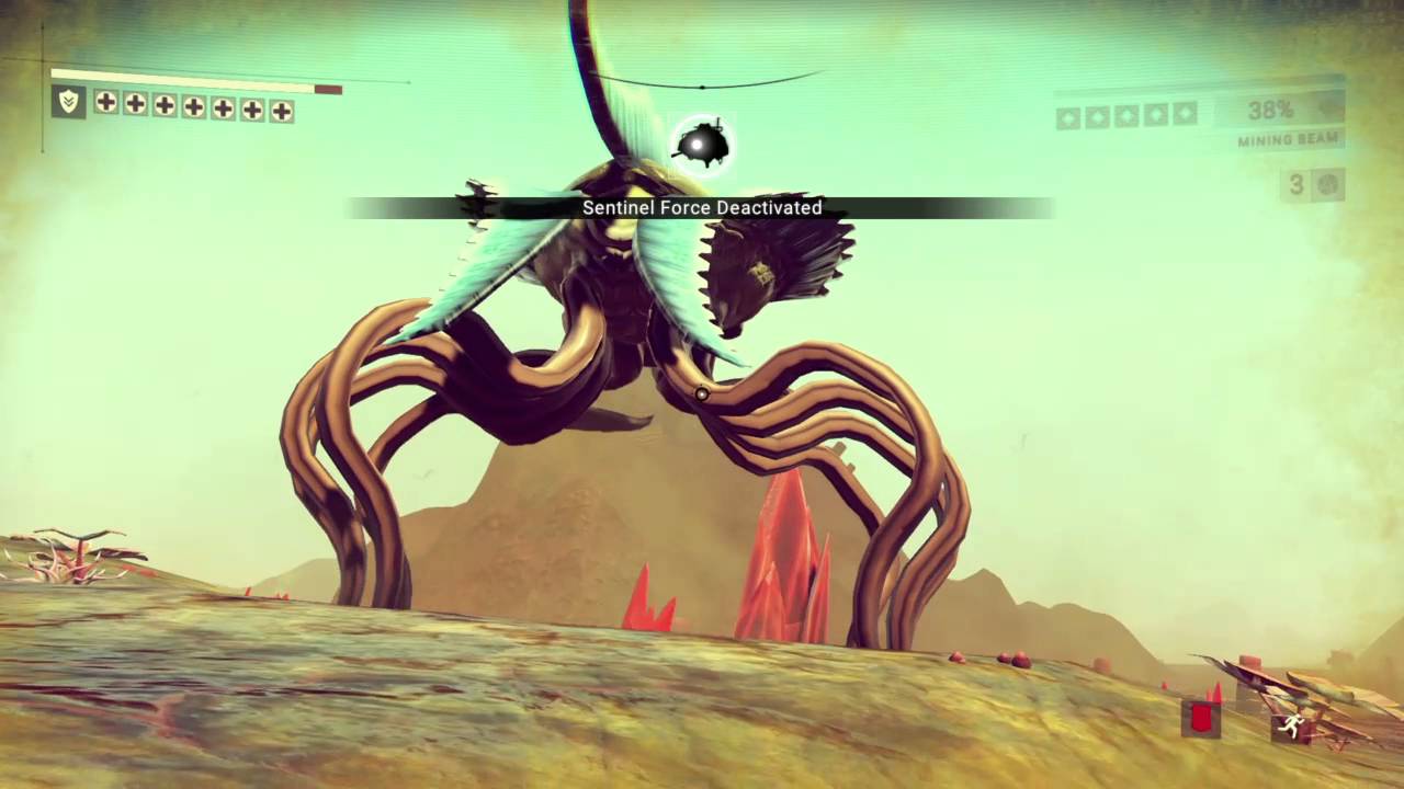No Man's Sky Giant Creature - YouTube