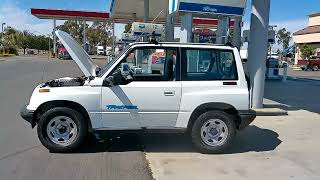 Suzuki Sidekick Hard Top | 5 speed manual 1.6 8 Valve Fuel Economy MPG Engine horsepower 1080P 60FPS