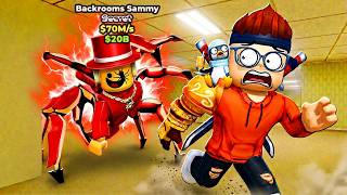 SCAPPIAMO da SAMMY RAGNO nelle BACKROOMS di ROBLOX STEAL ...