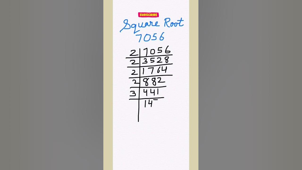 square-root-of-7056-by-prime-factorisation-method-class7and8-mathquiz