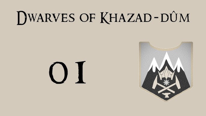 Third Age: Total War [DAC AGO] - Dwarves of Khazad-Dûm #1 - The Journey  Begins 