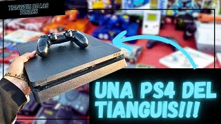 COMPRE UNA PS4 DEL TIANGUIS!!!// COMPRANDO VIDEOJUEGOS EN EL TIANGUIS!!!