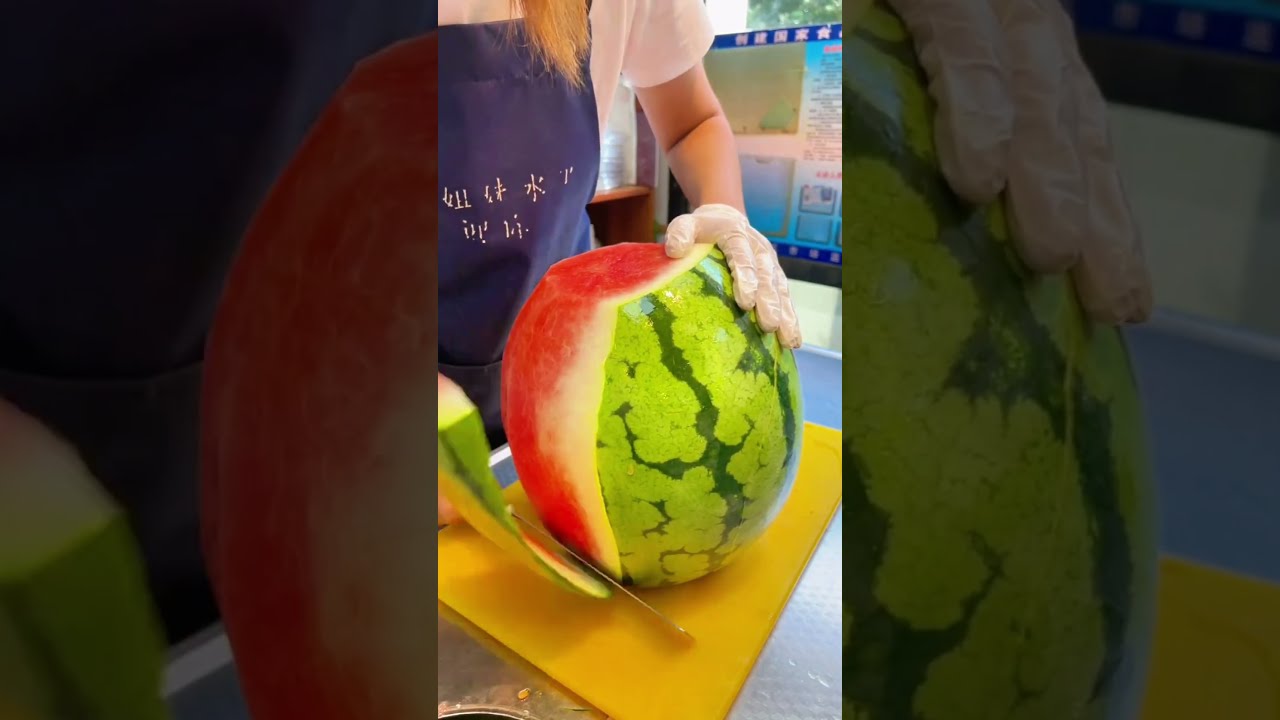  In Bio Satisfying Watermelon Peeling Fruitcutting HowTo Healthyliving Fruit Usashorts