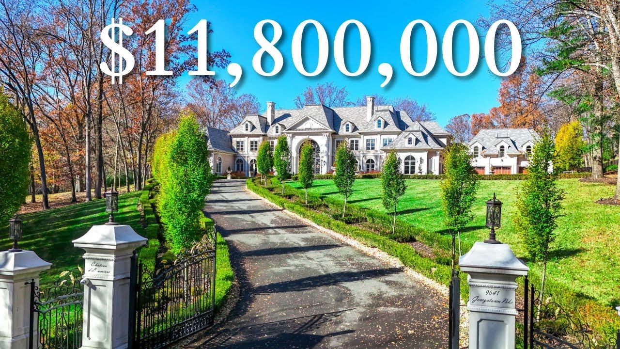 INSIDE the $11,800,000 Château de Lumière | Great Falls Virginia