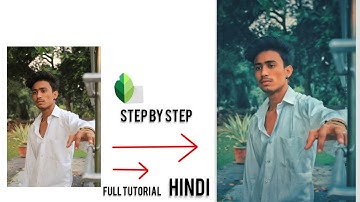 Cinematic Look Effect with snapseed || Snapseed Photo Editing || Mohitofficialll editz