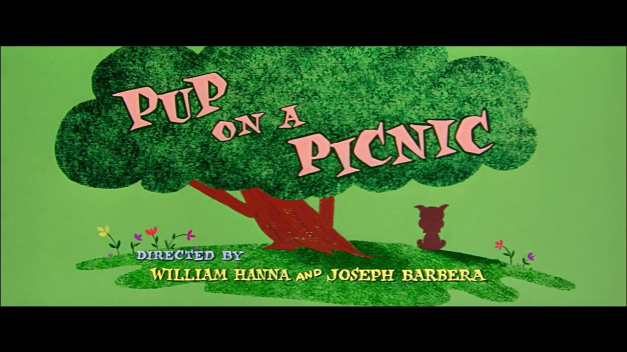 Tom and Jerry: Pup on a Picnic opening/closing titles (4/30/1955)