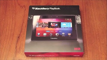 Blackberry Playbook Unboxing - Get Out of the Box