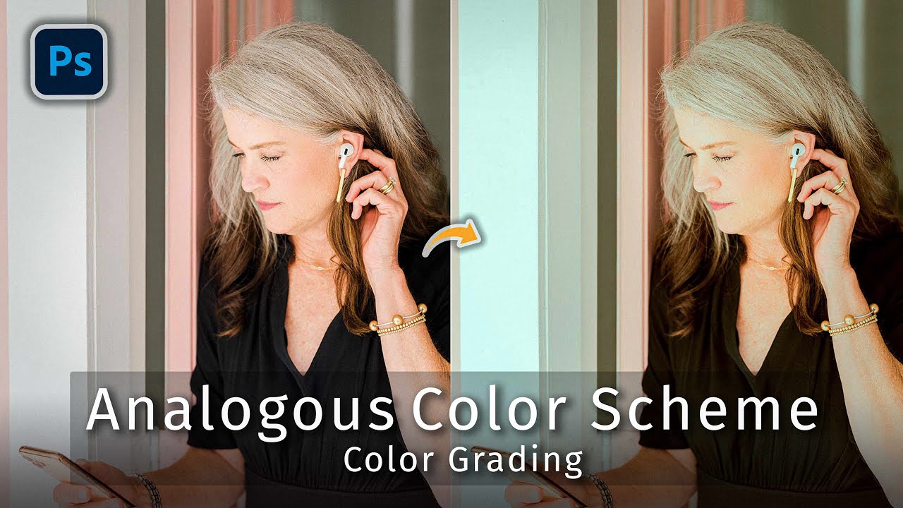 Analogous Color Scheme | Color Grading | Photoshop Editing - YouTube