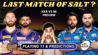 KKR Top 2 Slot Confirm Today🤩| KKR vs MI Playing 11, Predictions | IPL 2024 Points Table Today