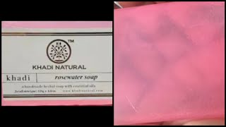 KHADI NATURAL ROSEWATER SOAP REVIEW IN TAMIL