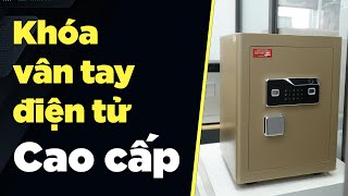 Két Sắt Việt Tiệp Chính Hãng Spm65Vtdt Khóa Vân Tay Điện Tử, Bảo Hành 5 Năm