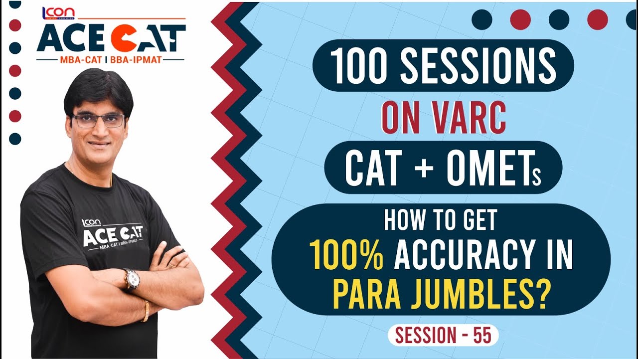 How to get 100% Accuracy in Para Jumbles? | 100 Sessions on VARC for ...