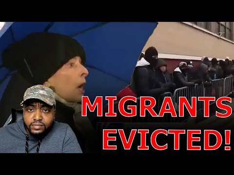 New York City Illegal Immigrants FIGHT Over SHELTER As They PROTEST Over Being EVICTED OUT To Street