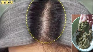 White Hair To Black Hair Naturally With Herb | White Hair Natural Dye | Gray Hair Dye With Herb