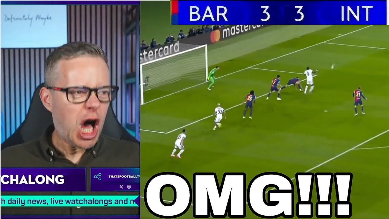 GOLDBRIDGE Watches Barcelona vs Inter Milan (Watchalong)