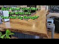 Stretching Live Edge Wood With Epoxy For Michael's Coffee Shop &amp; Bakery