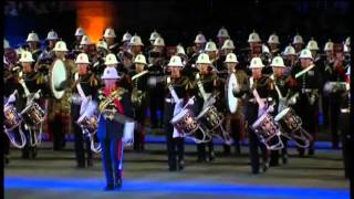 Band of HM Royal Marines (England) am Basel Tattoo 2010