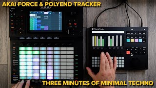 Akai Force & Polyend Tracker: Minimal Techno Jam