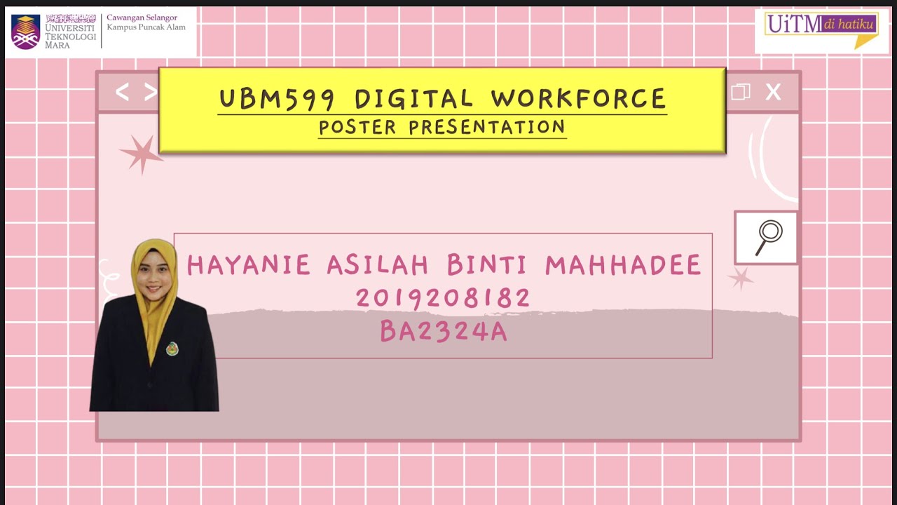 Ubm599 Digital Workforce Poster Presentation Youtube
