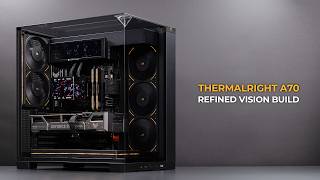 Ultra Clean Panoramic Gaming PC Build with Thermalright Vision | TUF Gaming | 9800X3D & 5070 Ti screenshot 2