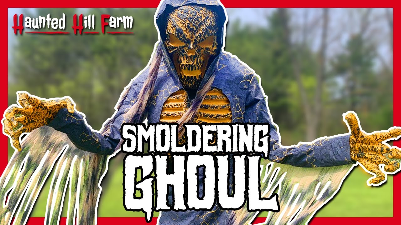Haunted Hill Farm - Smoldering Ghoul Unboxing/Setup | Haunted Hill Farm 2024 Animatronic