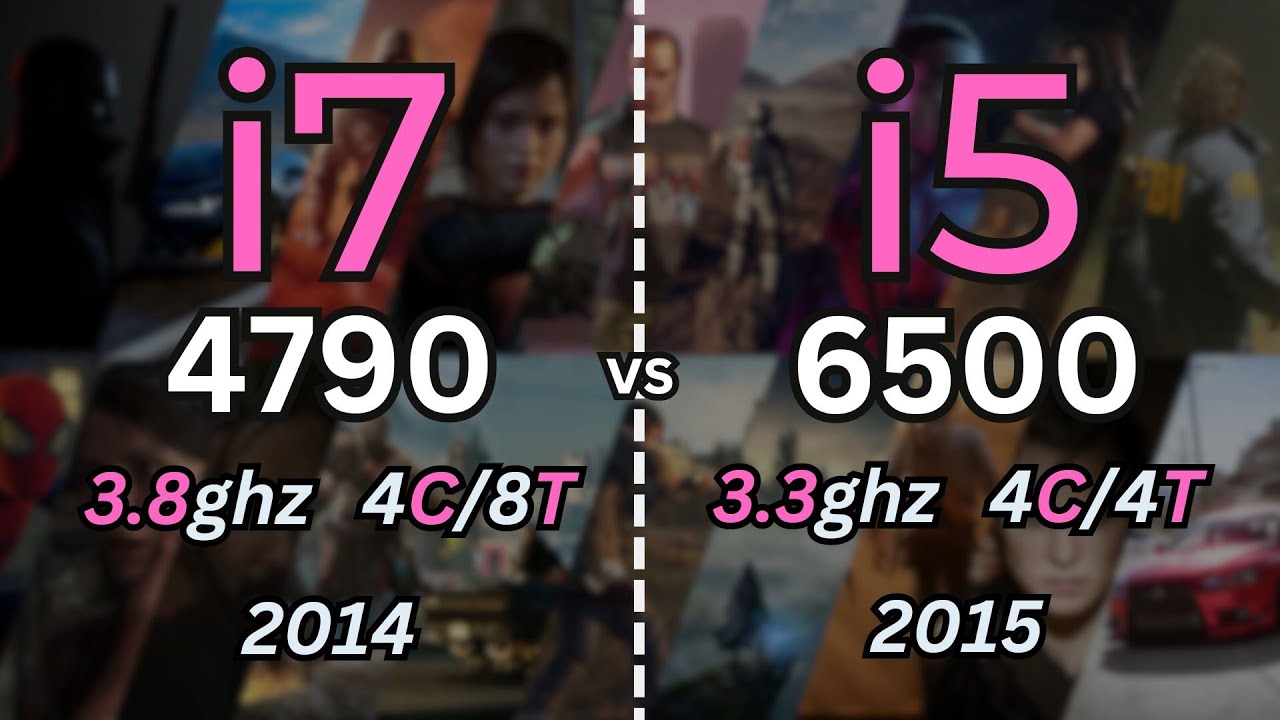 i7 4790 vs i5 6500 Tested in 14 Games (2024) | 1080p - YouTube
