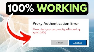 How to Fix Proxy Authentication Error 2606 in Microsoft OneDrive On Windows 11