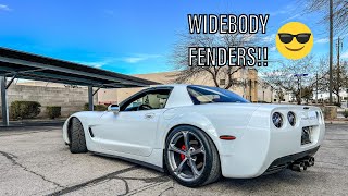 My C5 Corvette Gets Widebody Fenders!!!