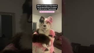 Sometimes it’s hard to tell. #Furry #Furries #Fursuit #Fursuits #Fursuiter #Fursuiters #Fursuiting