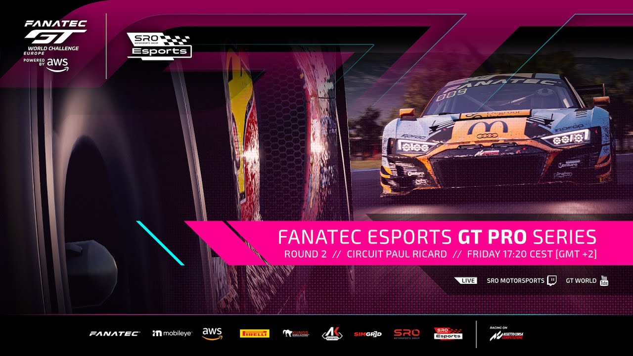 LIVE Race Fanatec GT World Challenge Esports GT Pro Series 2023