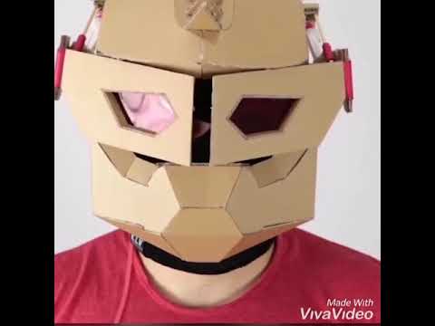 Cara membuat kostum robot dari kardus bekas