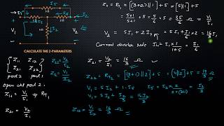 NAS - Calculation of Z parameters of T bridge Network