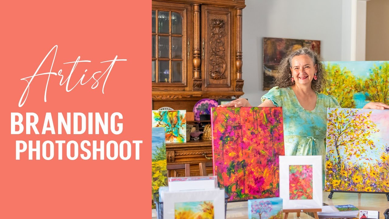 Artist branding photoshoot by brand photographer in Atlanta. ArsVie photo studio in Alpharetta.