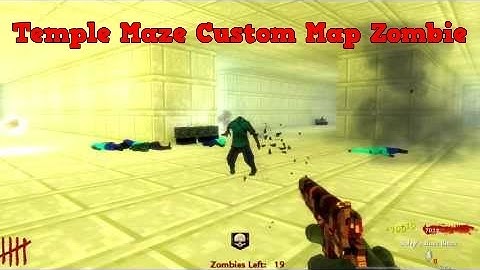 World at War-"Temple Maze" custom map zombies