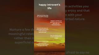 happy introvert&#39;s life