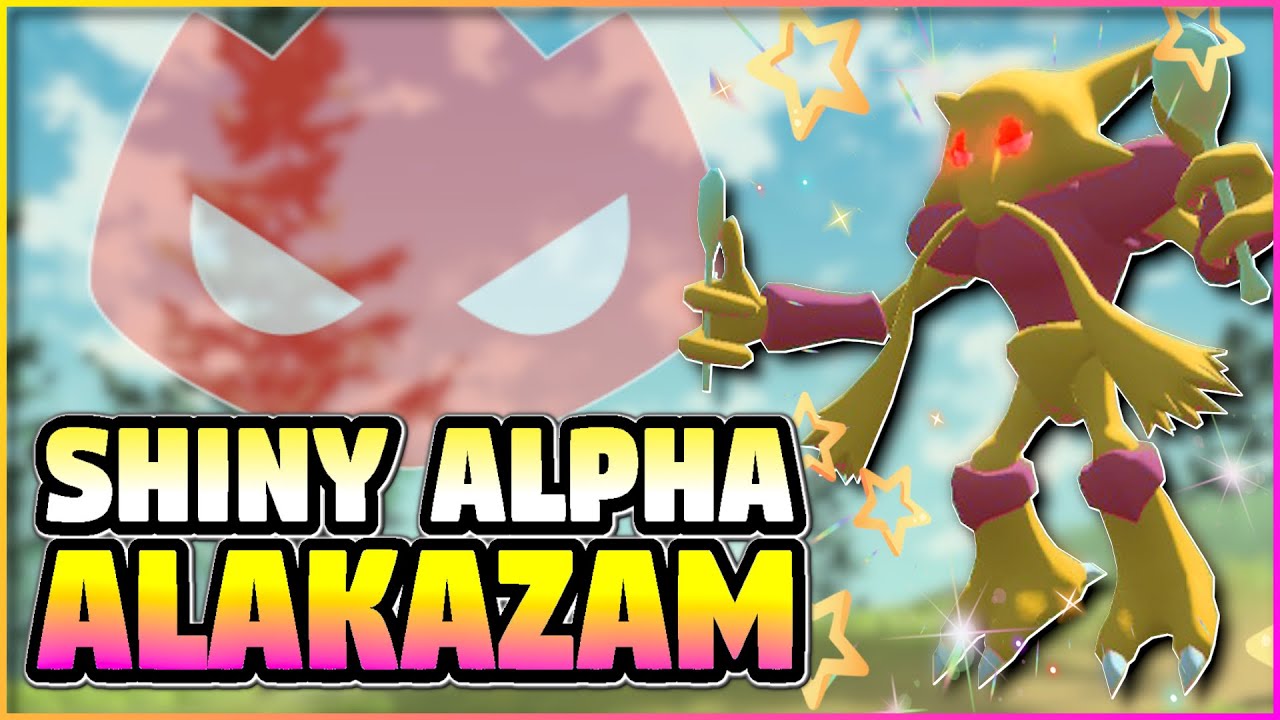 MAX Effort Level Shiny Alpha Alakazam / Pokémon Legends: Arceus / 10GV  Pokemon / Shiny Pokemon