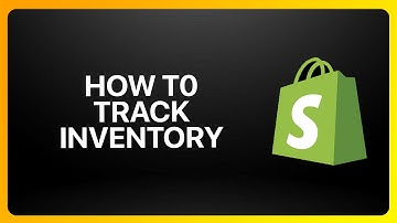 How To Track Inventory On Shopify Tutorial