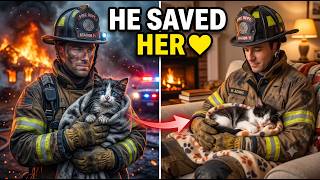 A Firefighter Adopted The Ash Covered Kitten He Saved