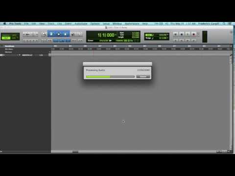 Pro Tools 11 (Importing Audio)