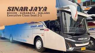 Menyesal Baru Tau Ada Sinar Jaya Keberangkatan Pagi Dari Bogor  Super Executive Class Seat 21
