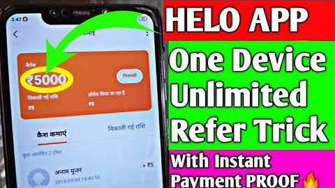 Helo App Unlimited Refer Trick || Helo App One Device Unlimited Refer ?? [OTP BYPASS]