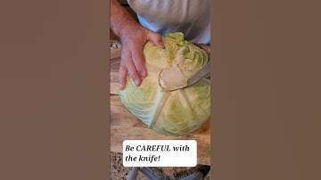 One way to CORE a head of Cabbage