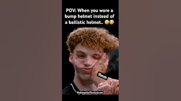 Don’t accidentally wear your bump helmet into battle #helmet