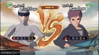 Naruto shippuden ultimate ninja storm 4  2nd Tsuchikage vs 4th Kazekage