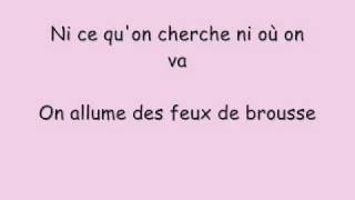 Le feu sur les planches - Grégory Lemarchal chords