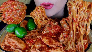 ASMR SEBLAK MIE JEBEW PEDAS MAMPUS | ASMR MUKBANG INDONESIA