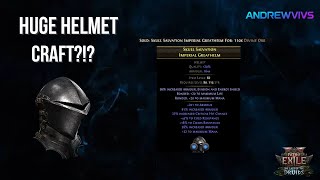 Path Of Exile 2 0.4 | HUGE HELMET CRAFT PURE ARMOR #POE2 #pathofexile2