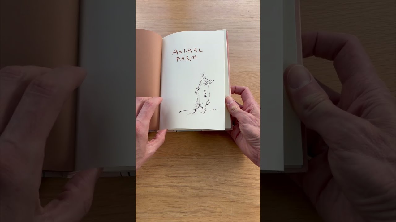 Unboxing Animal Farm illustrated by Quentin Blake - new Folio Society edition