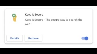 Keep It Secure browser hijacker - how to remove?